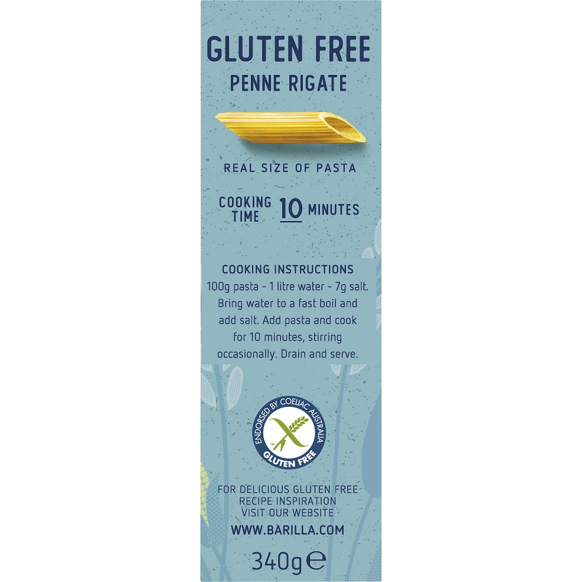 Barilla Gluten Free Penne Rigate 340g