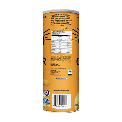 The Good Crisp Co Potato Crisps Cheddar Cheese - 160g