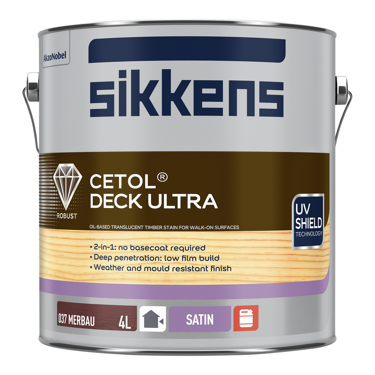 Sikkens Cetol Deck Ultra - 4L - Merbau