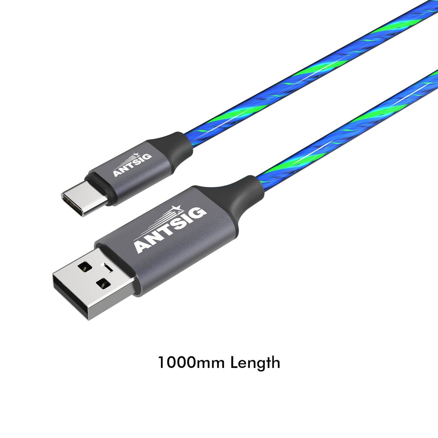 Antsig USB A to USB C Light Cable - 1m