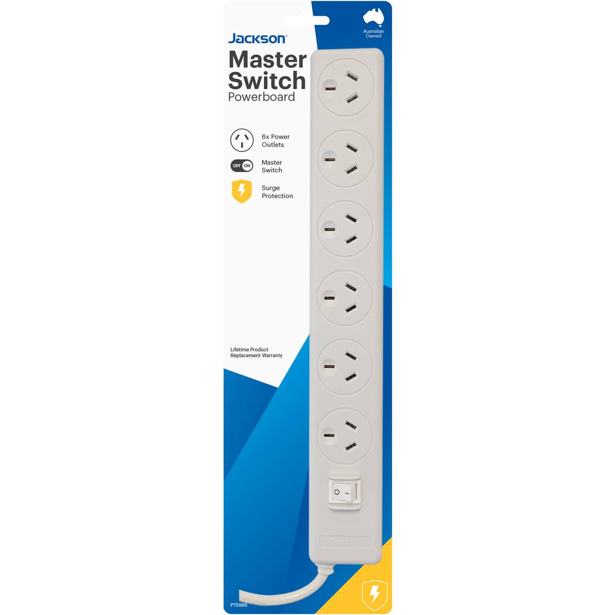 Jackson 6 Way Home & Office Powerboard Each
