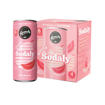 Remedy Sodaly Guava 250ml - 4 pack