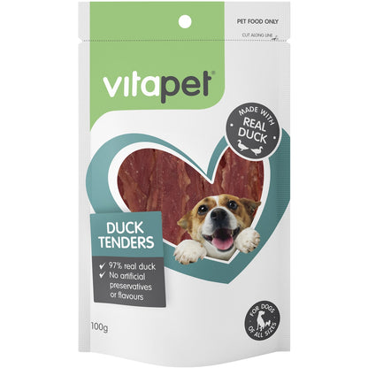 Vita Pet Duck Tenders Dog Treats 100g