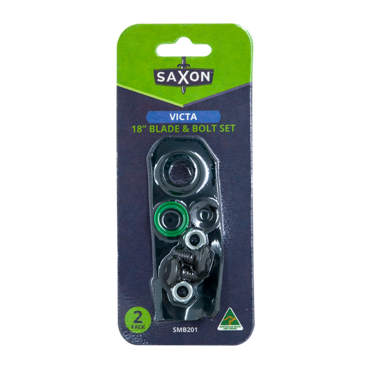 Saxon Victa Mower 18" Blade and Bolt Set SMB201 - 2 Pack