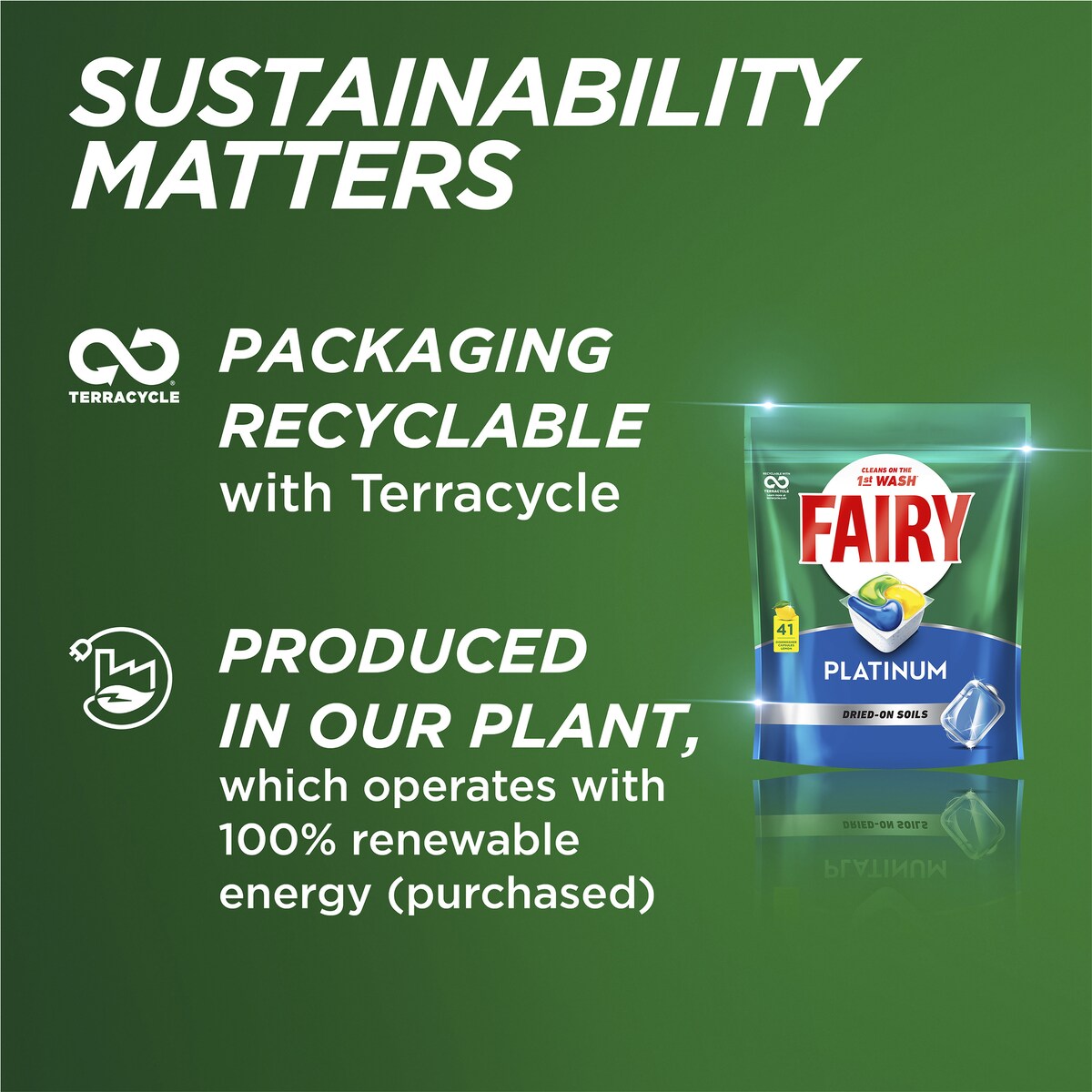 Fairy Platinum Lemon Dishwasher Tablets 75 Pack