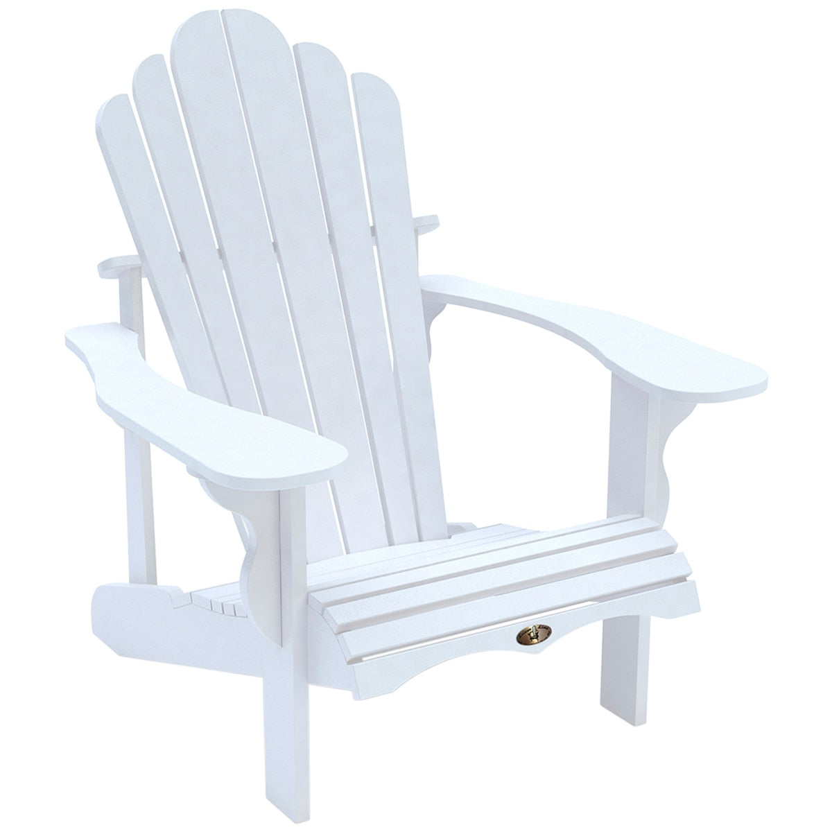 Leisure Line Adirondack Chair 107617 White Recycled Maintenance-Free