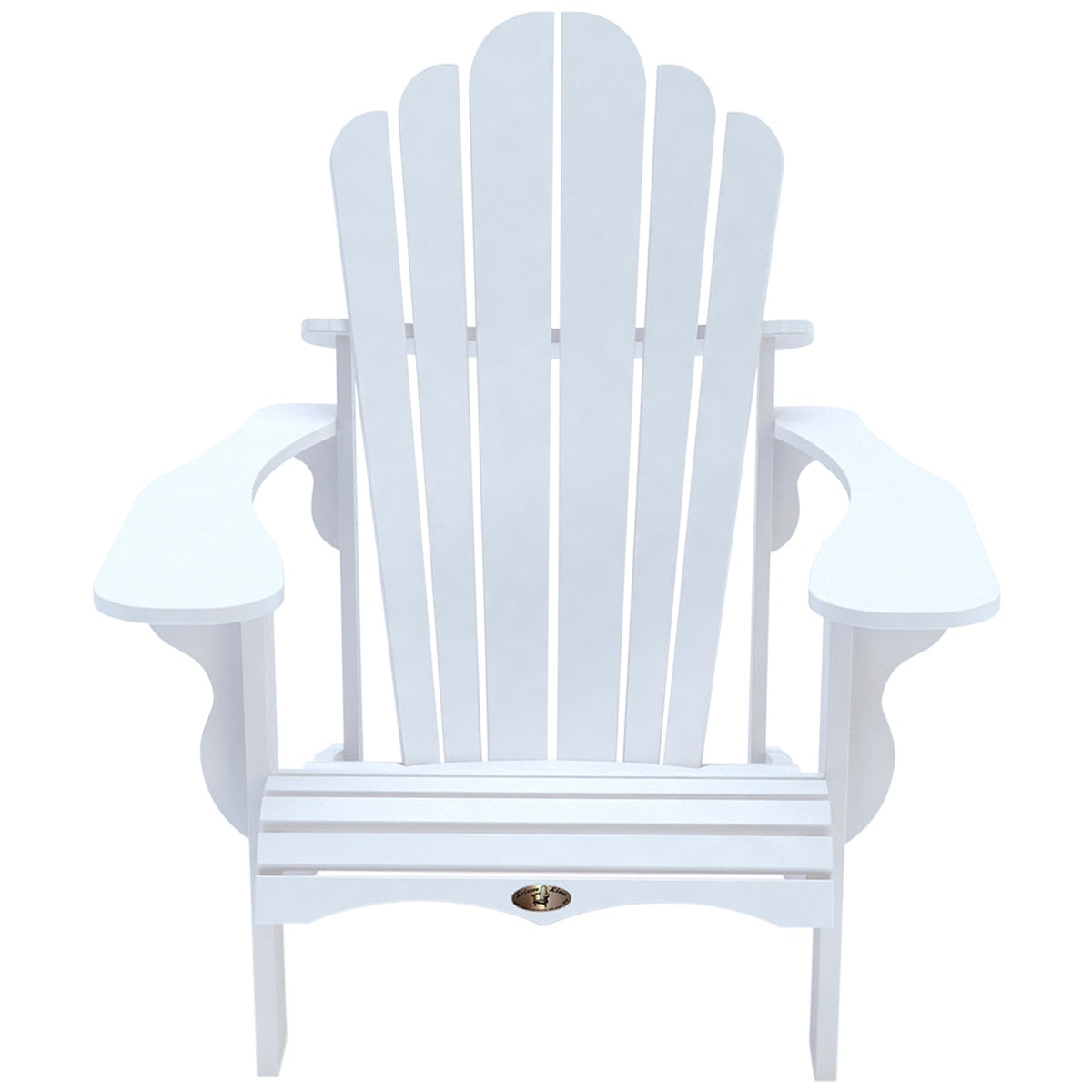 Leisure Line Adirondack Chair 107617 White Recycled Maintenance-Free