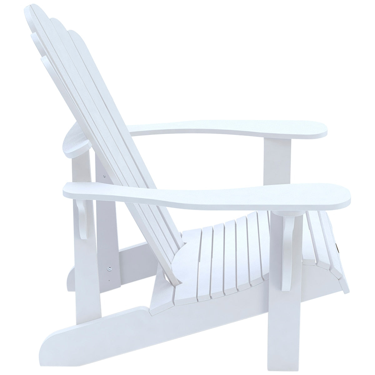 Leisure Line Adirondack Chair 107617 White Recycled Maintenance-Free