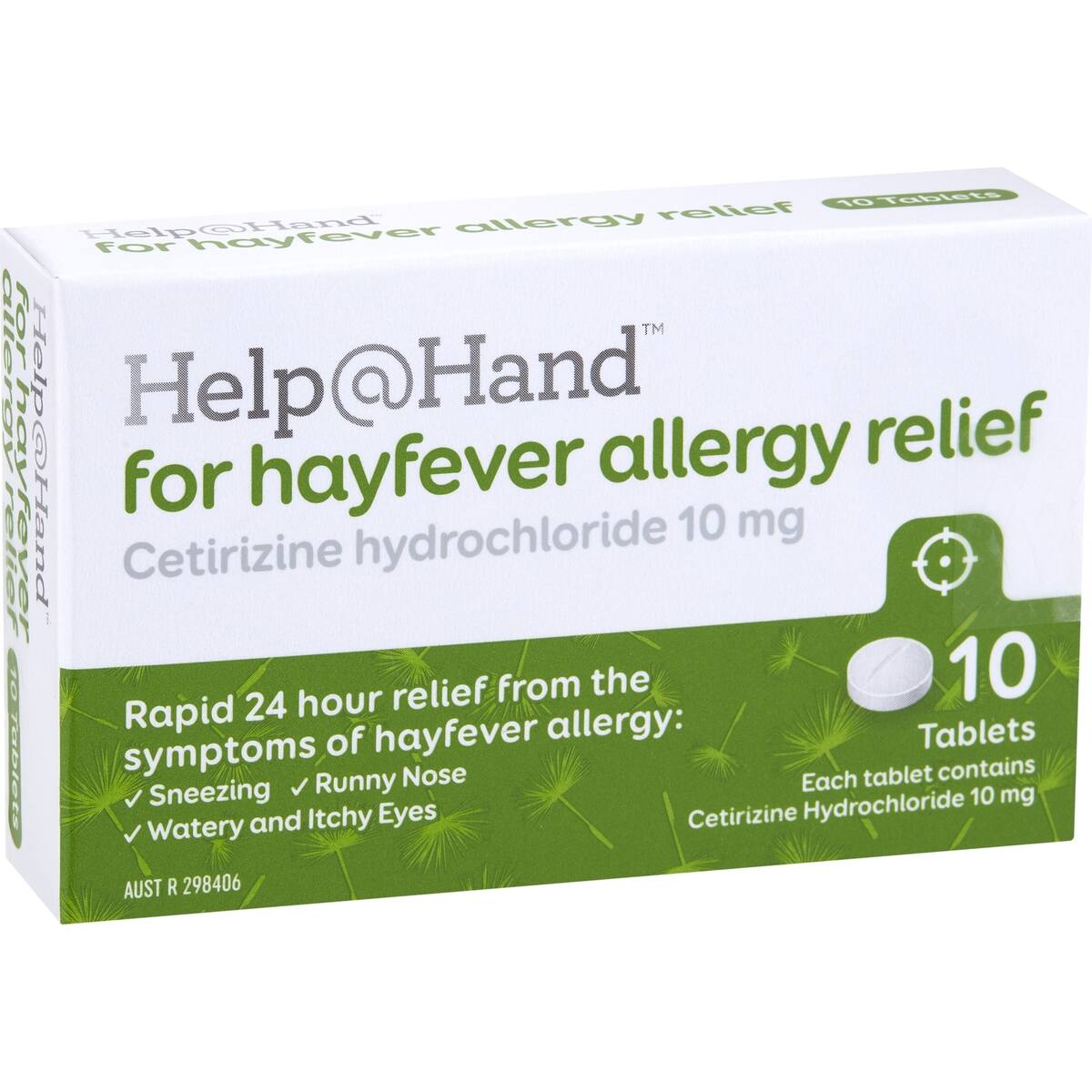 Help@hand Hayfever Allergy Relief Tablets 10 Pack