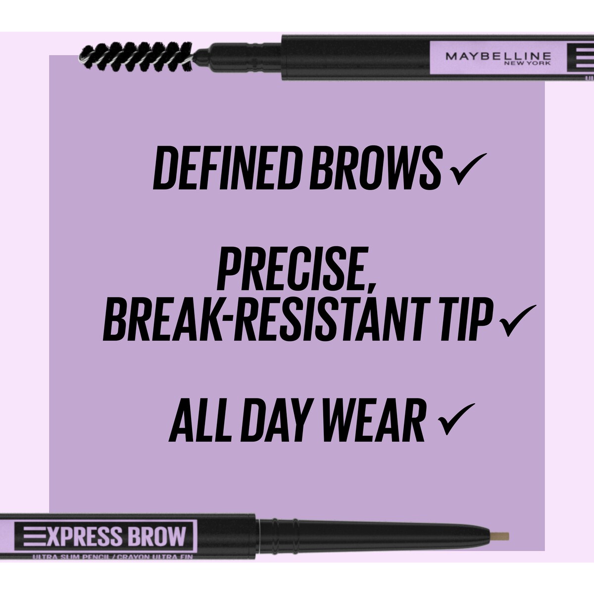 Maybelline Brow Ultra Slim Eyebrow Pencil - Soft Brown 90mg