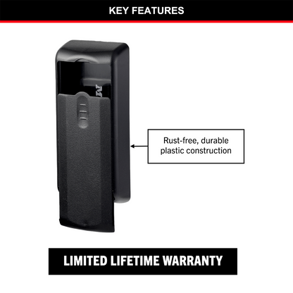 Master Lock Magnetic Key Case - Large Plastic - Durable - Discreet