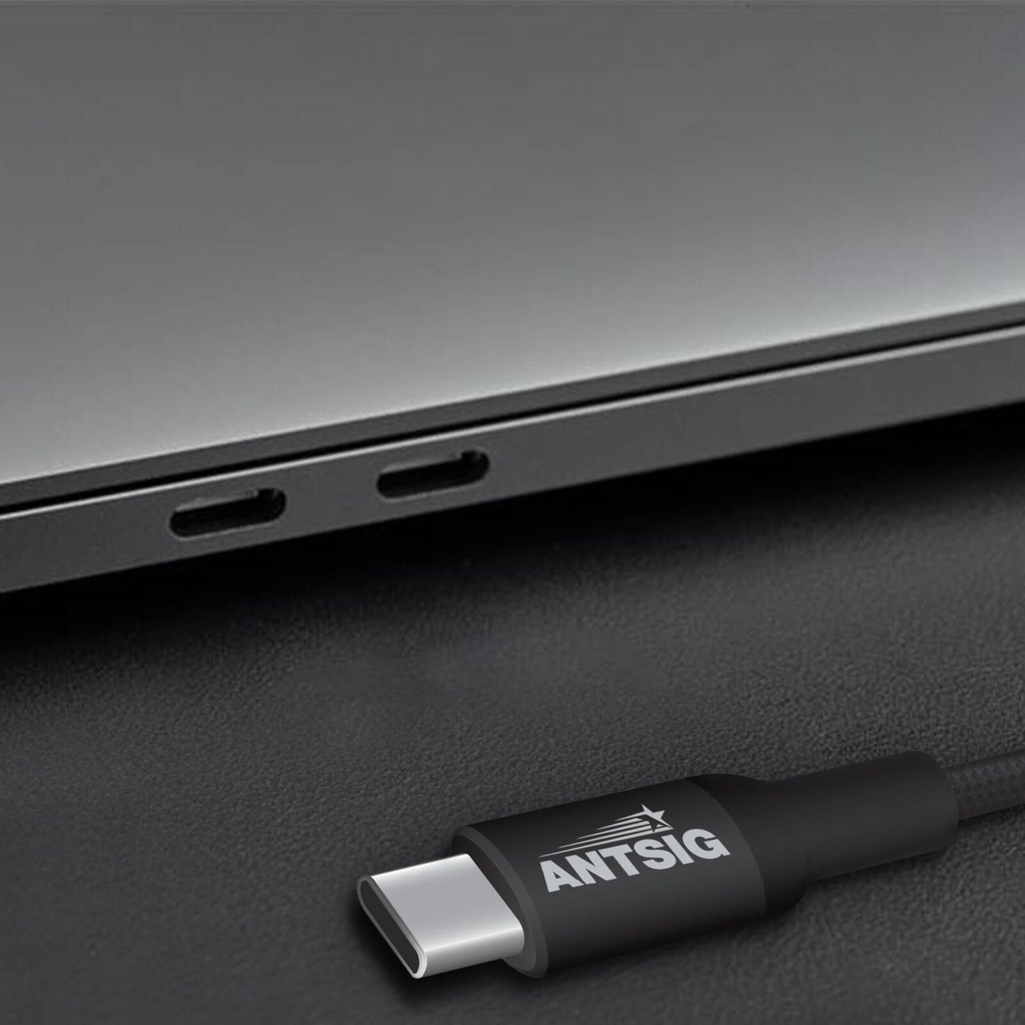 Antsig 100W USB-C to USB-C Cable - 1m - Black