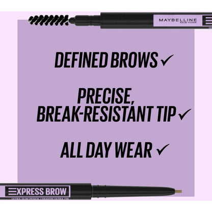 Maybelline Brow Ultra Slim Eyebrow Pencil - Deep Brown Each
