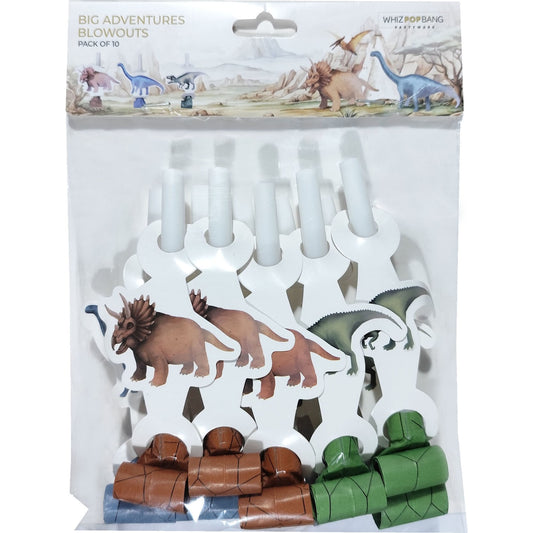 Whiz Pop Bang Big Adventures Blowouts Assorted 10 Pack