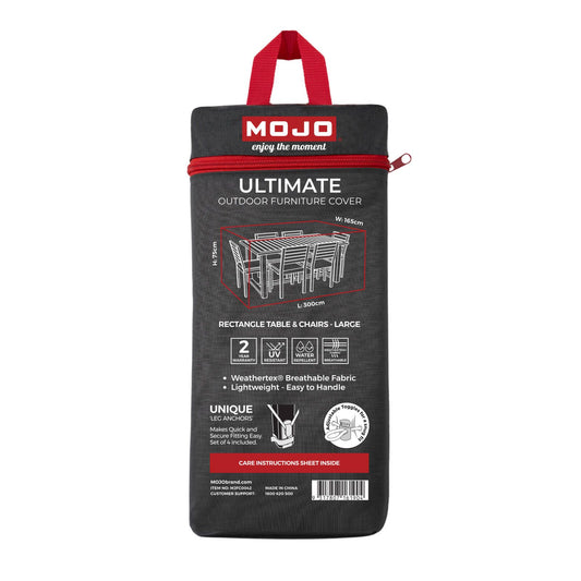 Mojo Large Rectangle Table & Chairs Cover - 3000 x 1650mm