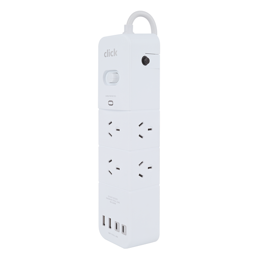 Click 6 Outlet 1m Powerboard