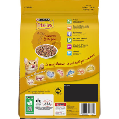 Friskies Adult 7 Dry Cat Food Adult 1kg