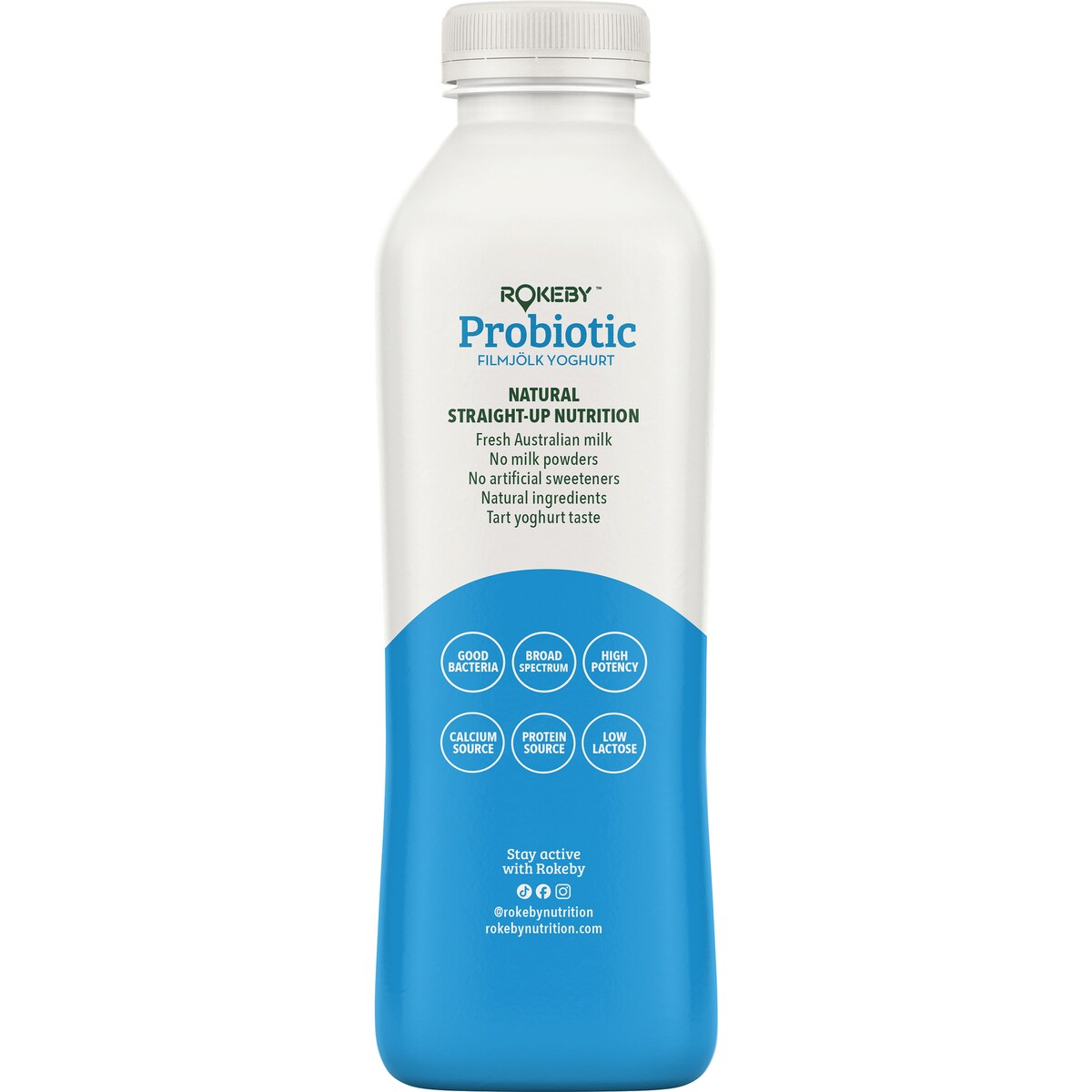 Rokeby Probiotic Filmjolk Yoghurt Natural 750g