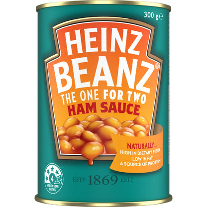 Heinz Beanz Canned Baked Beans In Ham Sauce 300g