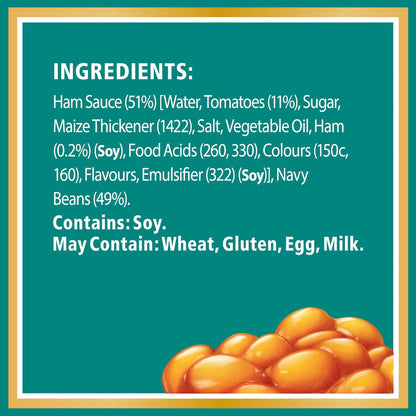 Heinz Beanz Canned Baked Beans In Ham Sauce 300g