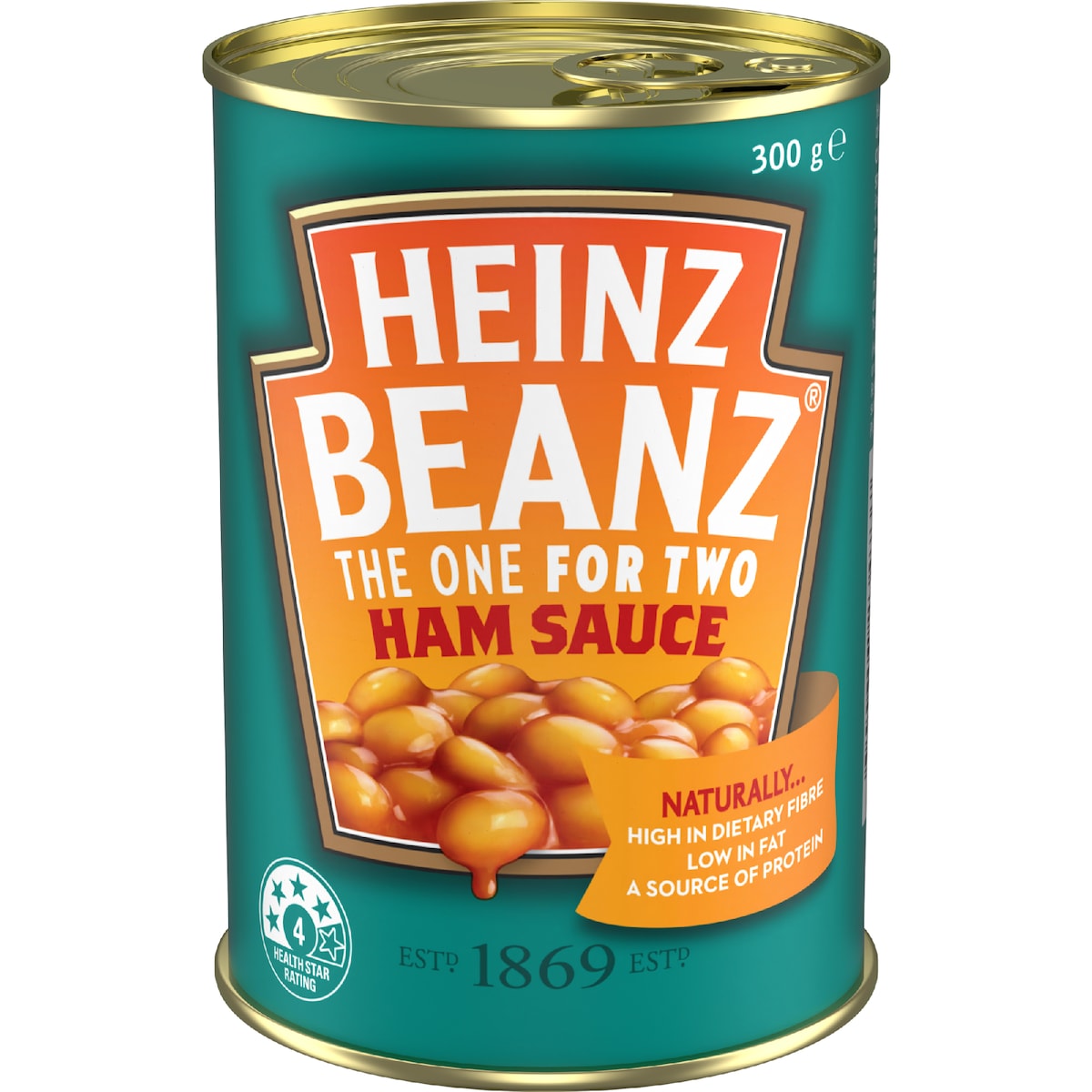 Heinz Beanz Canned Baked Beans In Ham Sauce 300g