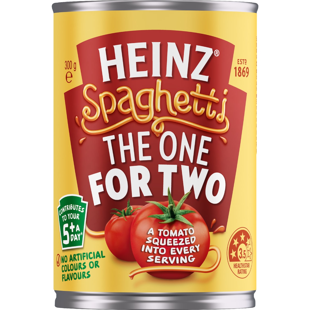 Heinz Canned Spaghetti Pasta In Tomato Sauce 300g