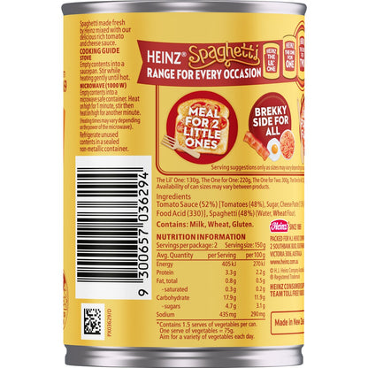 Heinz Spaghetti Extra Cheesy Pasta Canned Spaghetti 300g