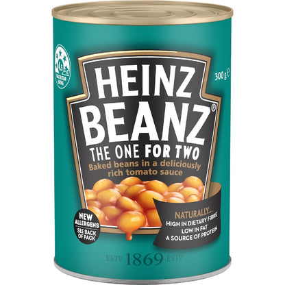 Heinz Beanz Canned Baked Beans In Tomato Sauce 300g