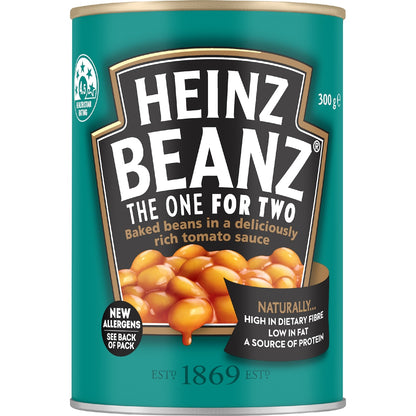Heinz Beanz Canned Baked Beans In Tomato Sauce 300g