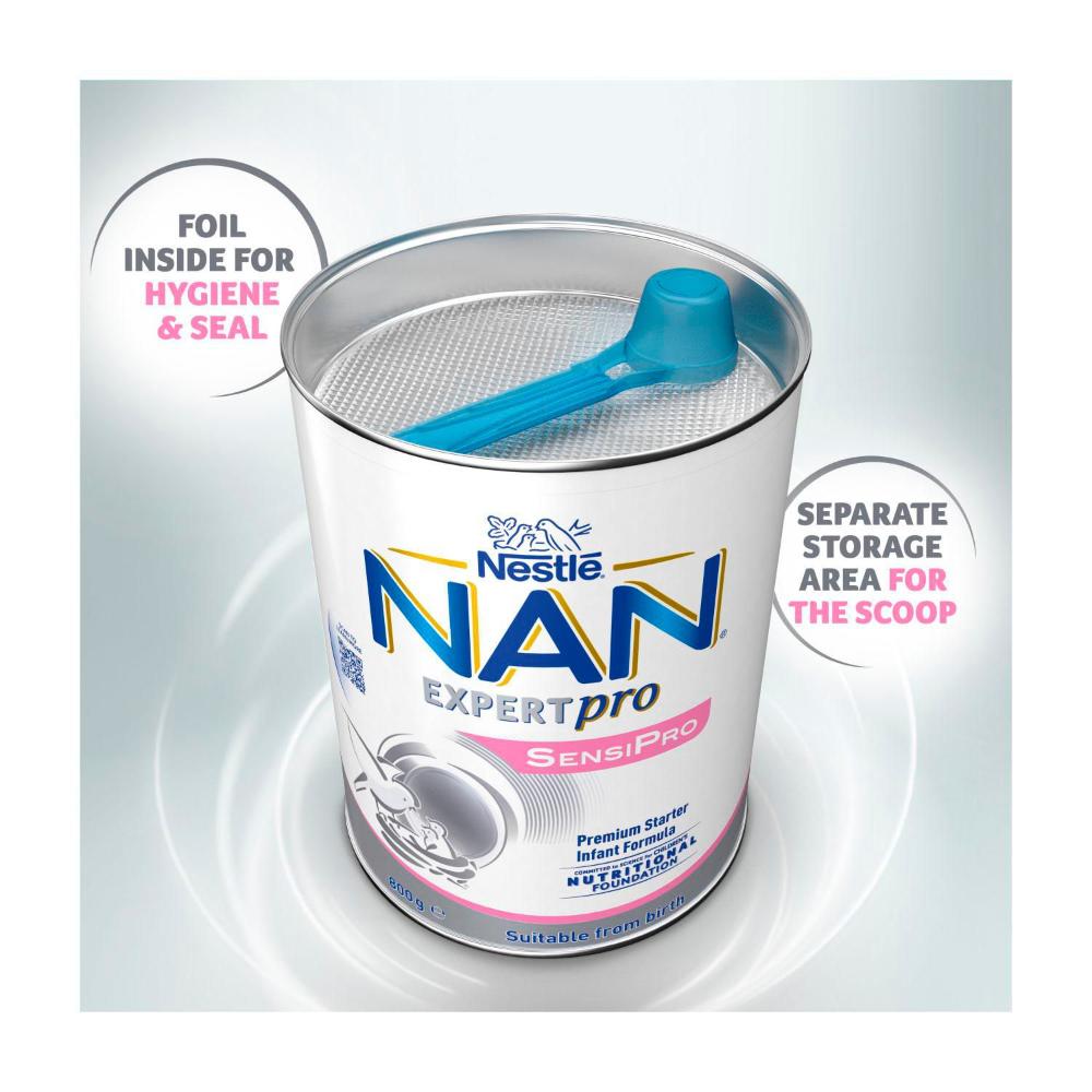 Nestle Nan Expertpro Sensipro Infant Formula Premium Starter Formula Suitable From Birth - 800g
