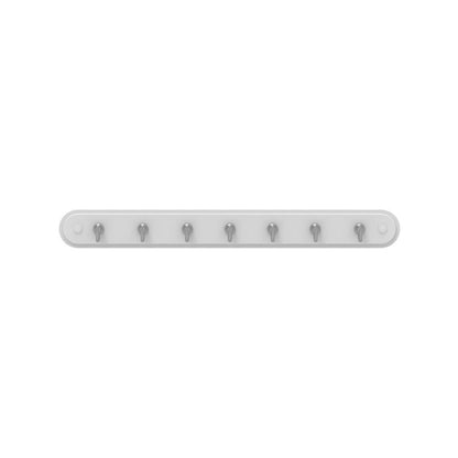 Mode Perma Key Rack - 7 Chrome Hooks - White - Durable - Easy Install