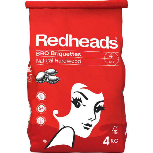 Redheads Classic Bbq Briquettes 4kg