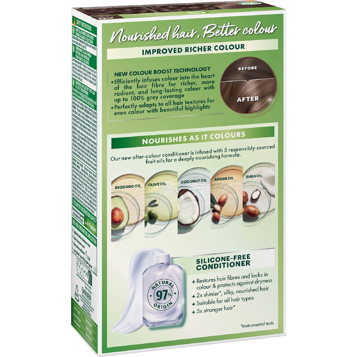 Garnier Nutrisse Hair Colour 6n Nude Light Brown Each