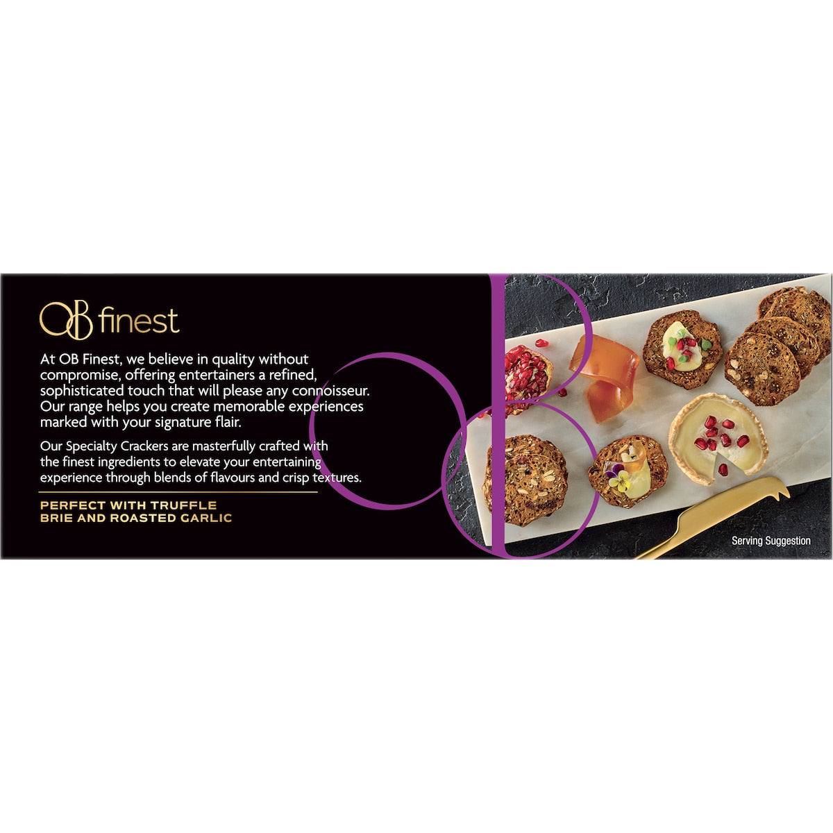 Ob Finest Speciality Crackers Fig & Pecan 150g