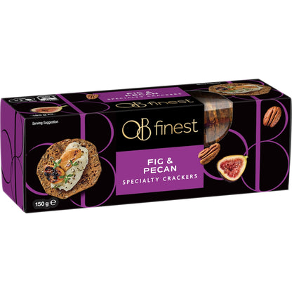 Ob Finest Speciality Crackers Fig & Pecan 150g
