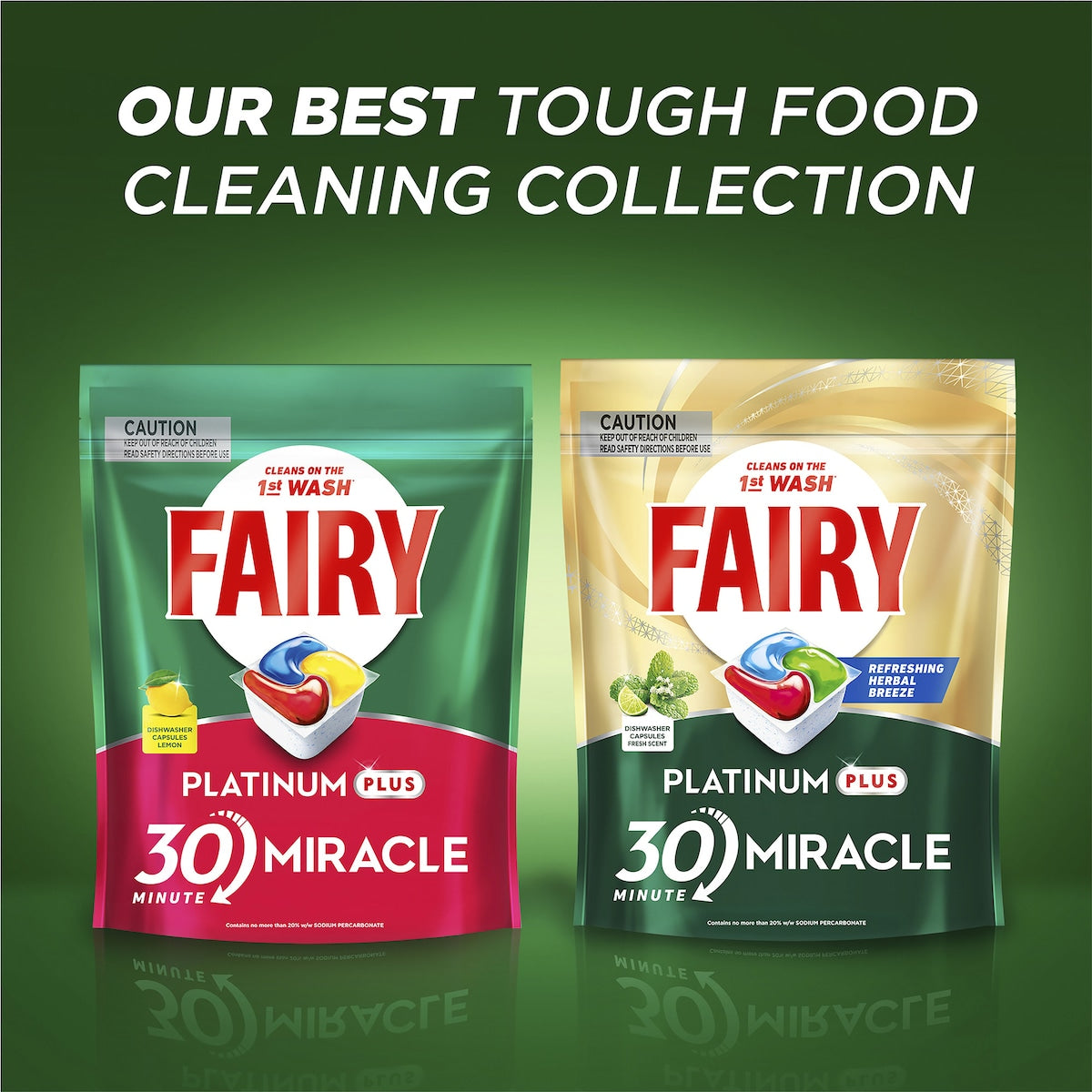 Fairy Platinum Plus Lemon Dishwashing Tablets 65 Pack