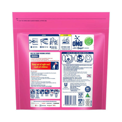 OMO Touch Of Comfort 3 in 1 Laundry Capsules 28 Washes - 28 pack