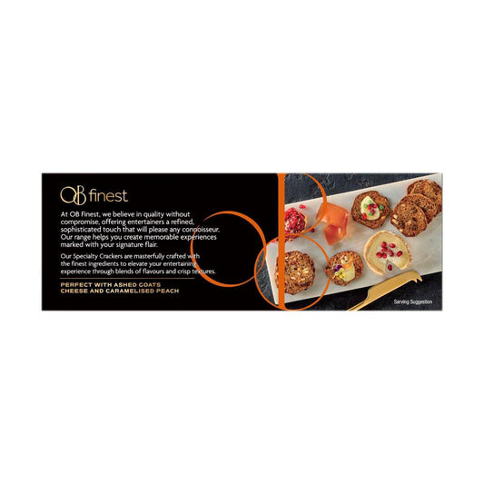 OB Finest Apricot & Macadamia Crackers - 150g