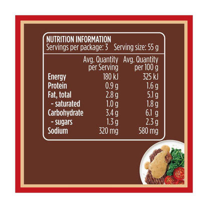 Gravox Peppercorn With Cream Sauce Liquid Pouch - 165g