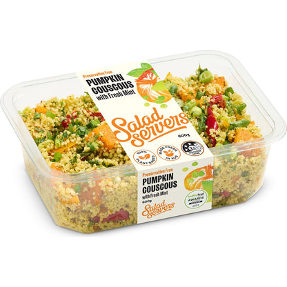 Salad Servers Pumpkin Couscous With Fresh Mint 600g