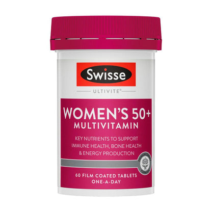 Swisse Ultivite Women's 50+ Multivitamin With Key Nutrients - 60 pack