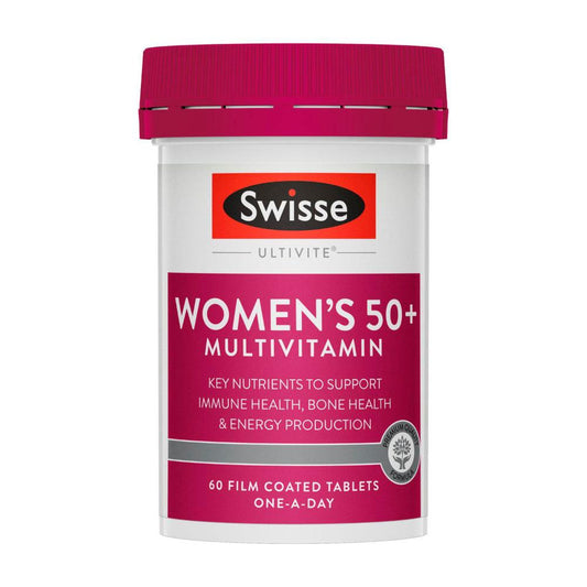 Swisse Ultivite Women's 50+ Multivitamin With Key Nutrients - 60 pack