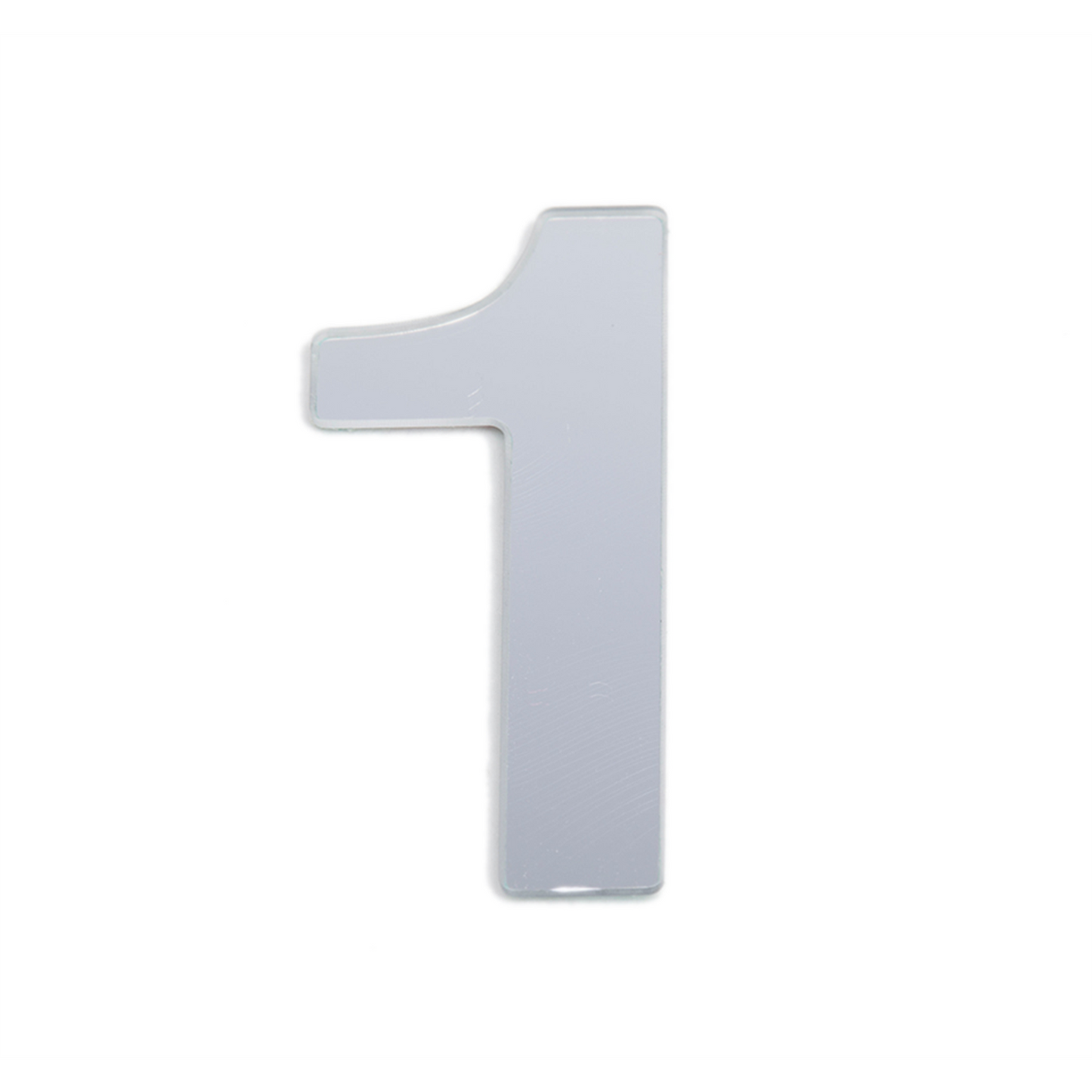 Sandleford Silver Self Adhesive House Number 1 - 25mm