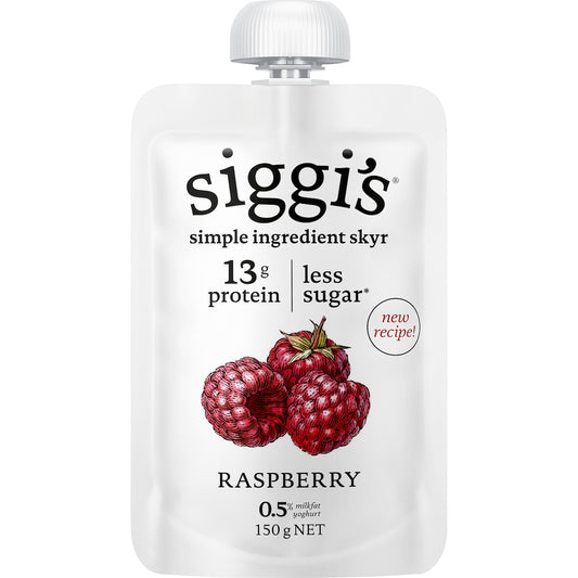 Siggi's Yoghurt Pouch Raspberry 150g