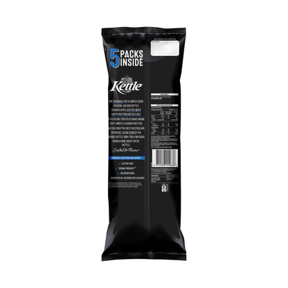 Kettle Sea Salt Potato Chips Multipack School Snacks 5 Pack - 92g