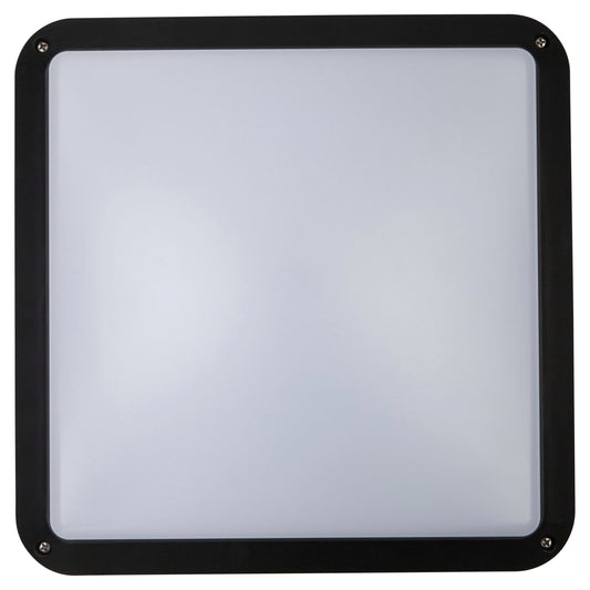 Hpm Selenta LED Square Bunker Light - 16W - Black