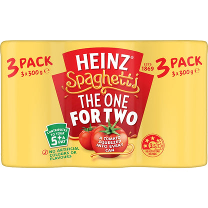 Heinz Spaghetti In Tomato Sauce Canned 300g X 3 Pack