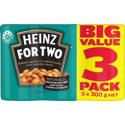 Heinz Baked Beans In Tomato Sauce Canned 300g X 3 Pack