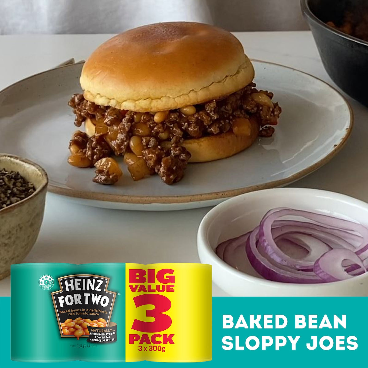 Heinz Baked Beans In Tomato Sauce Canned 300g X 3 Pack