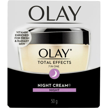 Olay Total Effects Night Face Cream Moisturiser 50g